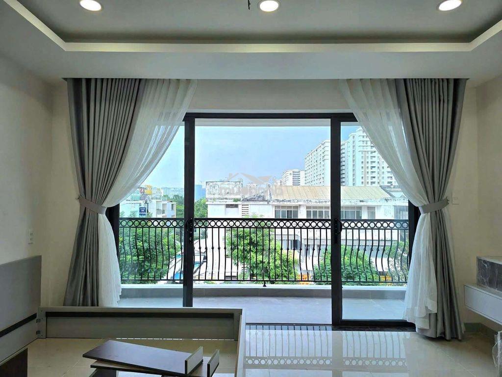 Cho thuê chdv ban công full nội thất gần ngay chung cư dream home - 4