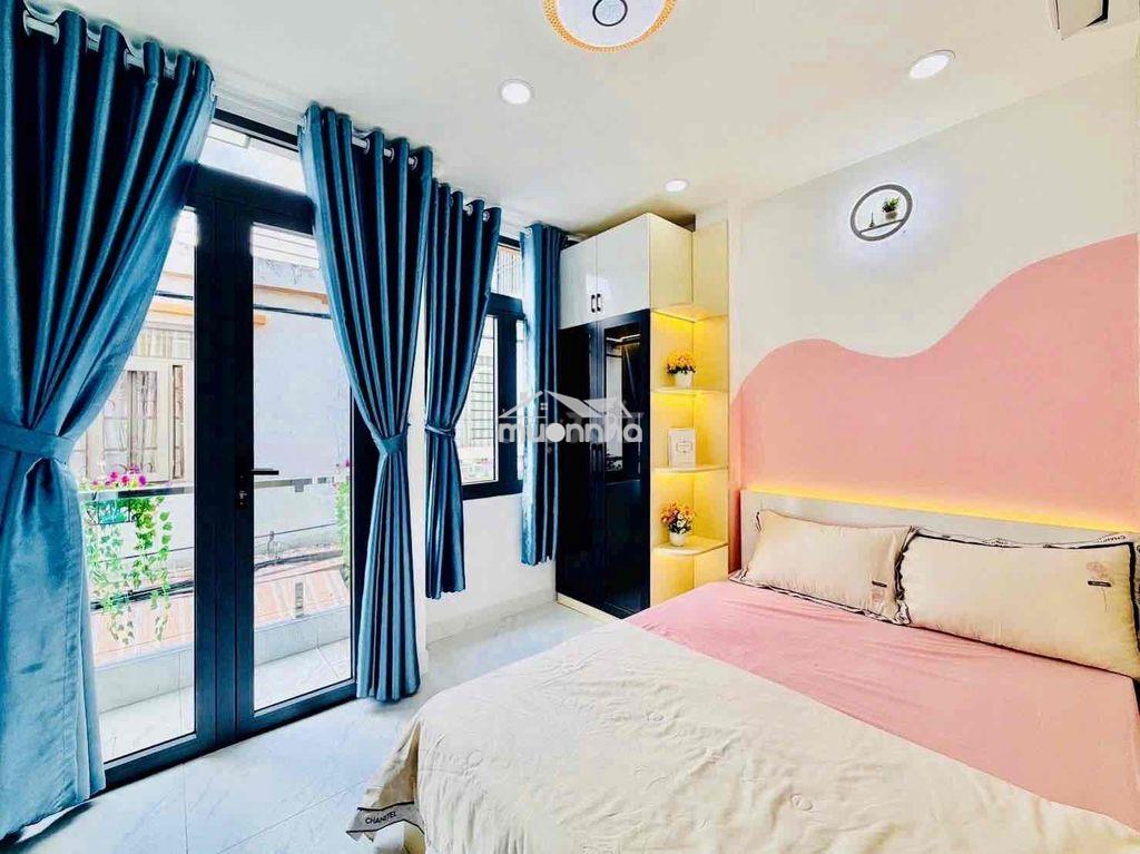 Ngay emart2, hẻm 4m, 3 tầng, full nội thất,  3pn, dtsd 100m2 - 4.86ty - 3