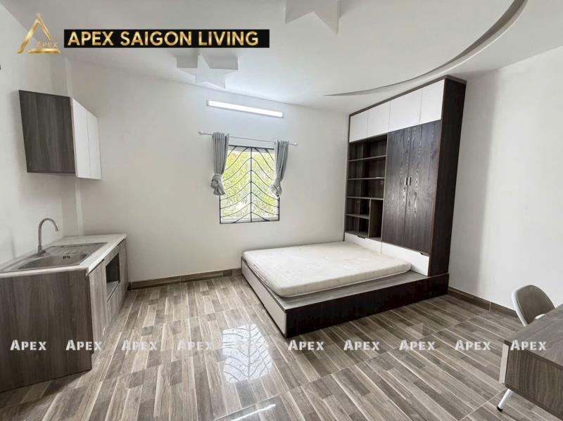 Căn hộ có gác cực to  thang máy cửa sổ siêu to  50m2  gần emart, vincome plaza phan văn trị bình thạnh 