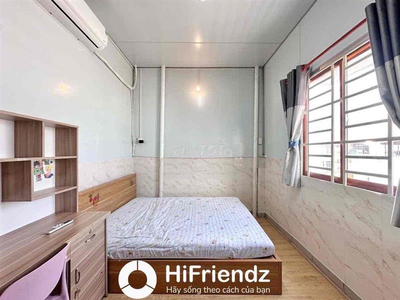 Phòng cửa sổ lớn thoáng full nội thất có máy giặt riêng gần bà hom