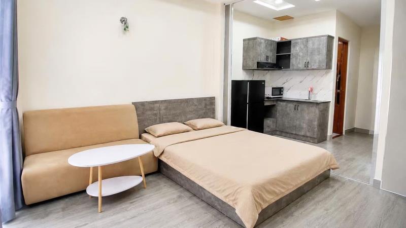 Phòng 45m² ban công lớn, máy giặt riêng | gần uef – hutech – uth- hồng bàng | ung văn khiêm - 3
