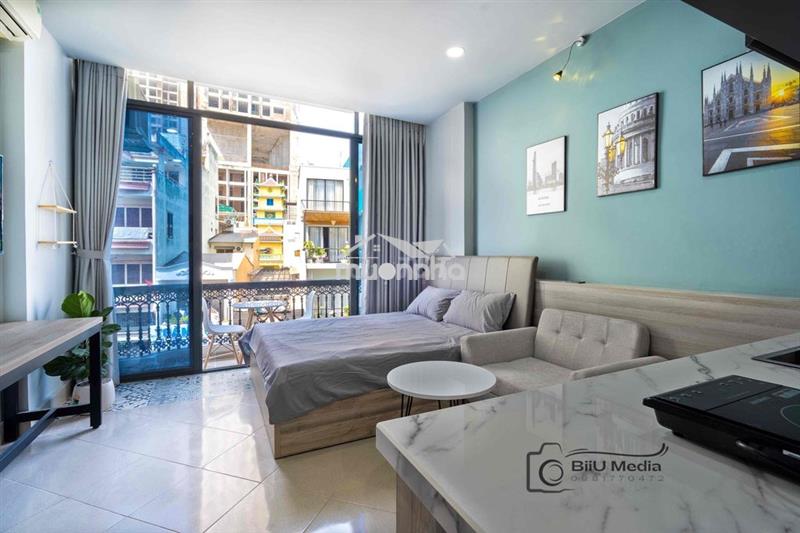 Căn hộ cho thuê bancol 35m2 full nội thất gần ufm rmit tdtu ntt quận 7