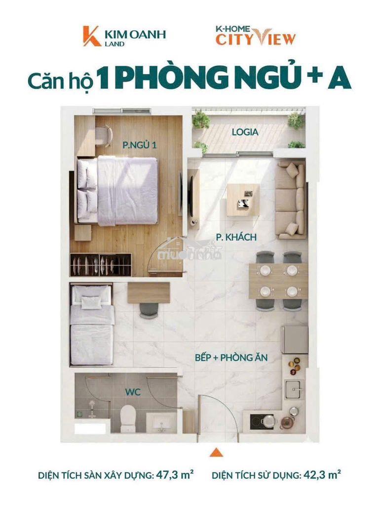 Nhà ở xã hội biên hòa, đông nai 48m² chỉ 1,091 tỷ - 2