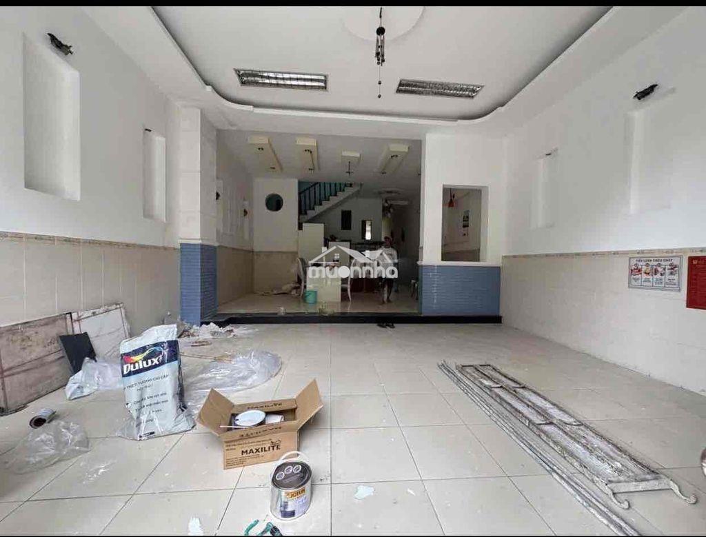 Cho thuê nhà trệt 2lầu kdc phú hoà1: 6x20 gồm 4pn,4wc nhà đang sơn mơi - Ảnh 2