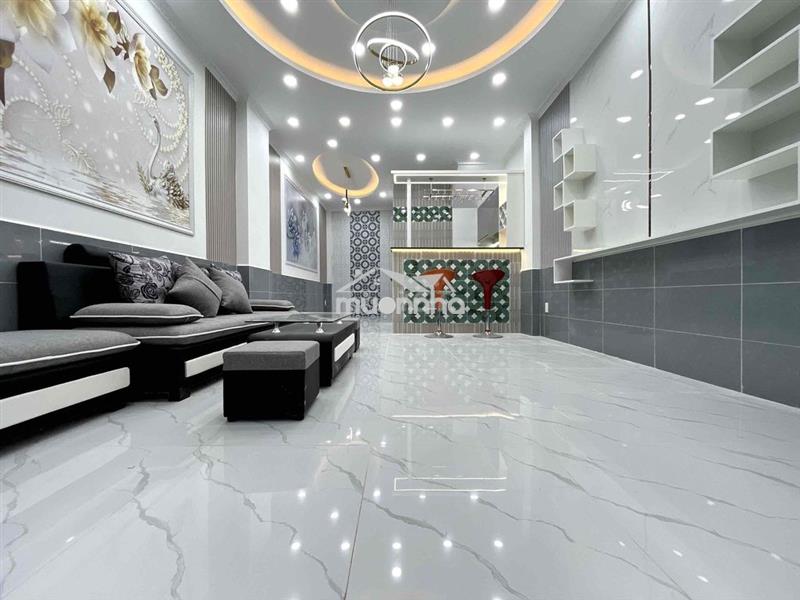 Nhà mới dt:4x9m 2 tầng 2pn 2wc hẻm 1942 huỳnh tấn phát
