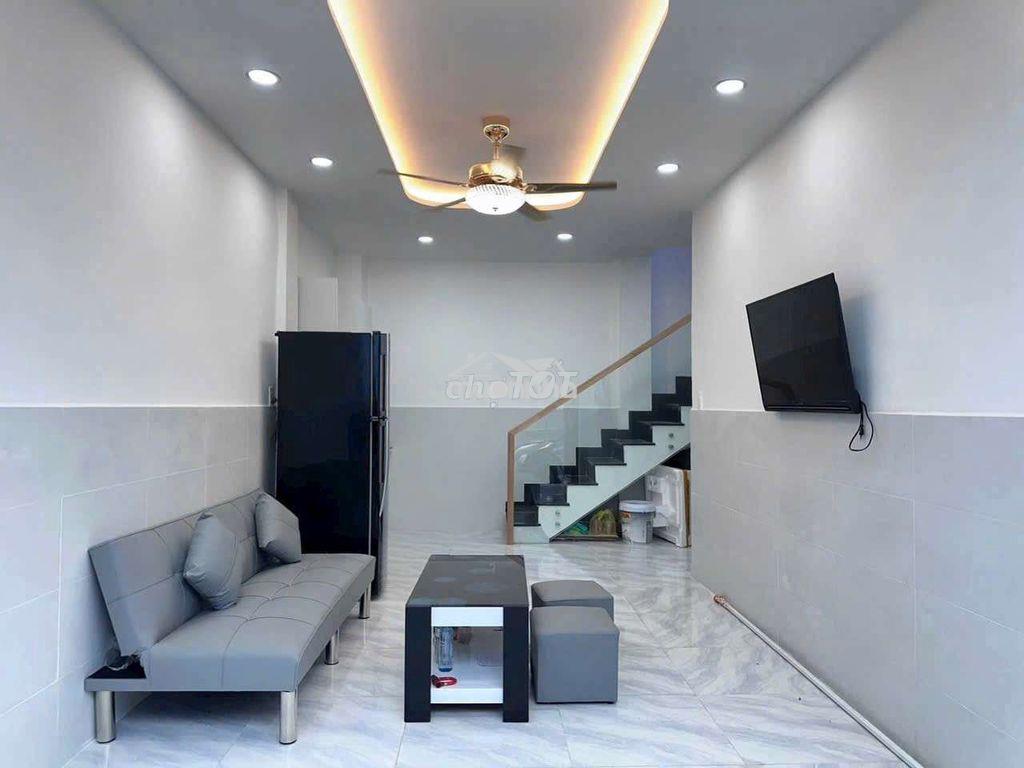 Nhà mới xây sát mt full n thất 2pn 2vs lê lai p3 gò vấp - Ảnh 2