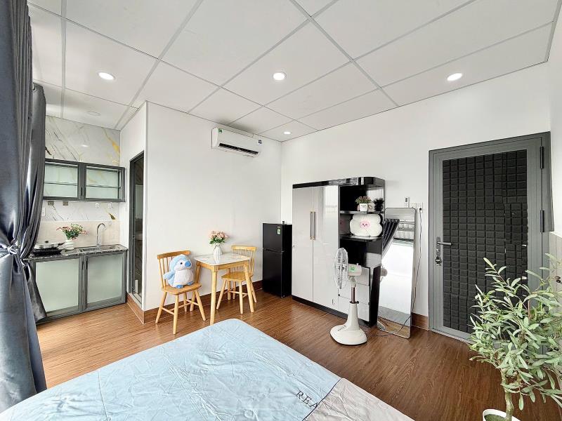 Studio mini có ban công/ cửa sổ thoáng sáng - full nội thất, mới - gần đh văn hiến, chợ tân hương - vườn lài - âu cơ - Ảnh 3