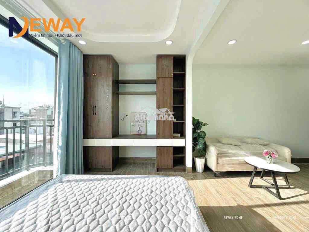 Cho thuê phòng studio bancol đẹp mới 100%-thang máy ngay lê trọng tấn - 4