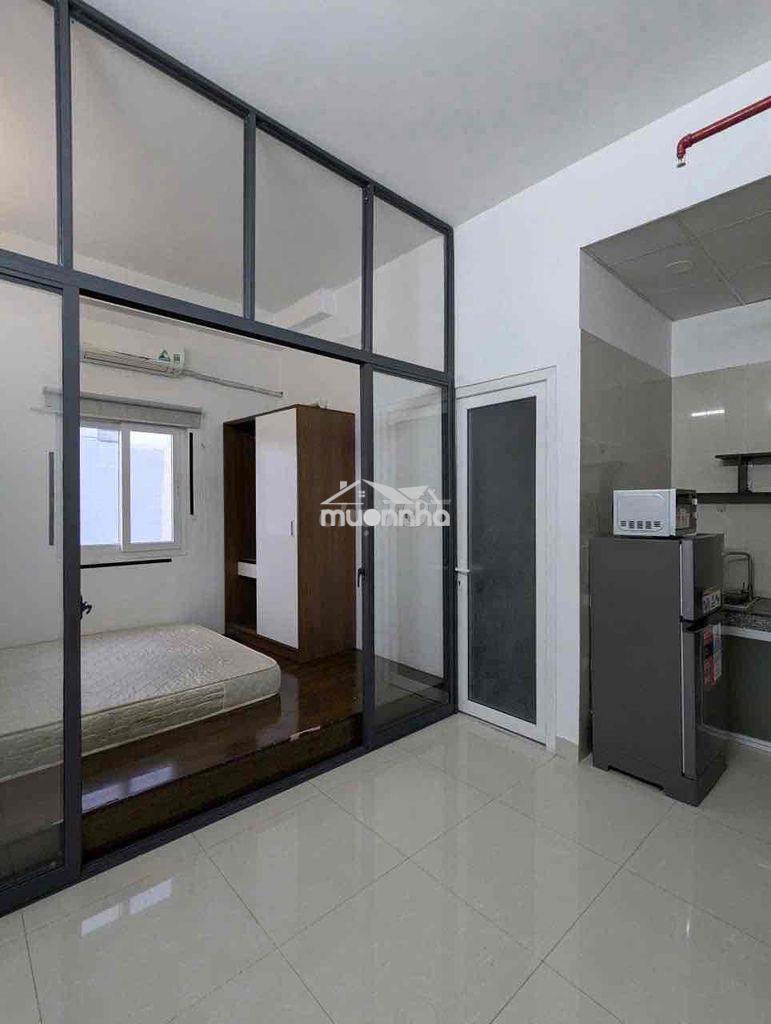 Căn hộ 1 phòng ngủ full nội thất nguyễn khoái quận 4 siêuu sang - Ảnh 2