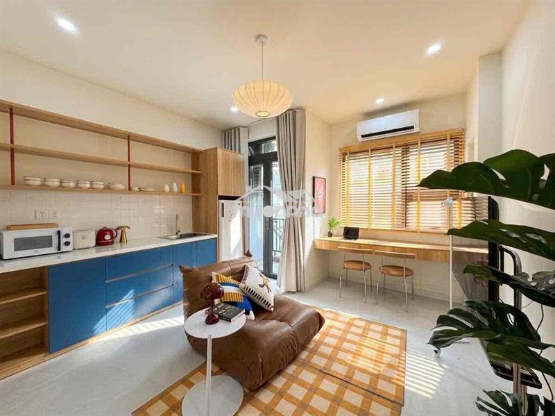 Căn hộ cao cấp 1pn - ban công -  full nội thất ngay dương quảng hàm