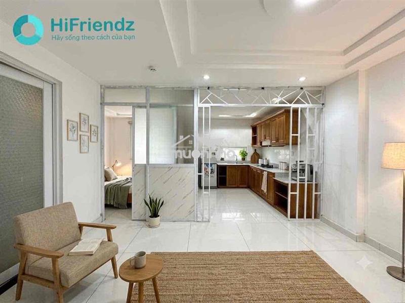 Căn hộ 1 phòng ngủ 40m2 tách bếp thanh máy gần cầu nguyễn văn cừ q8
