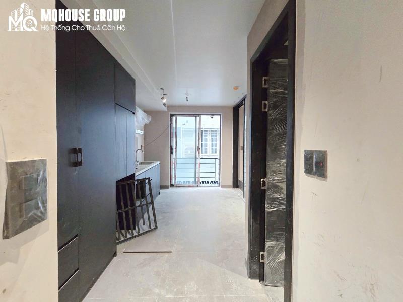 Phòng tách bếp ban công tại kdc trung sơn