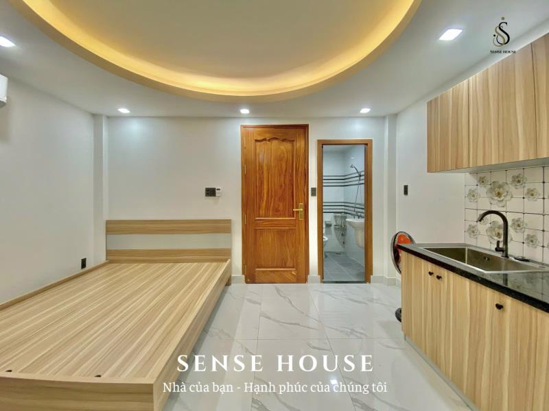 Studio ban công | full nội thất gỗ | toà nhà thang máy | ngay vhu - Ảnh 3