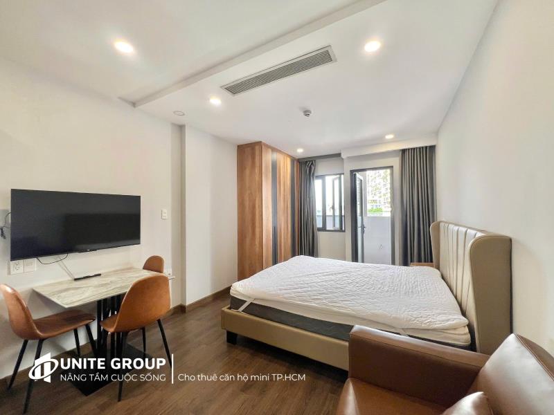 Cho thuê căn hộ studio cao cấp gần ngã 4 thủ thiêm, quận bình thạnh