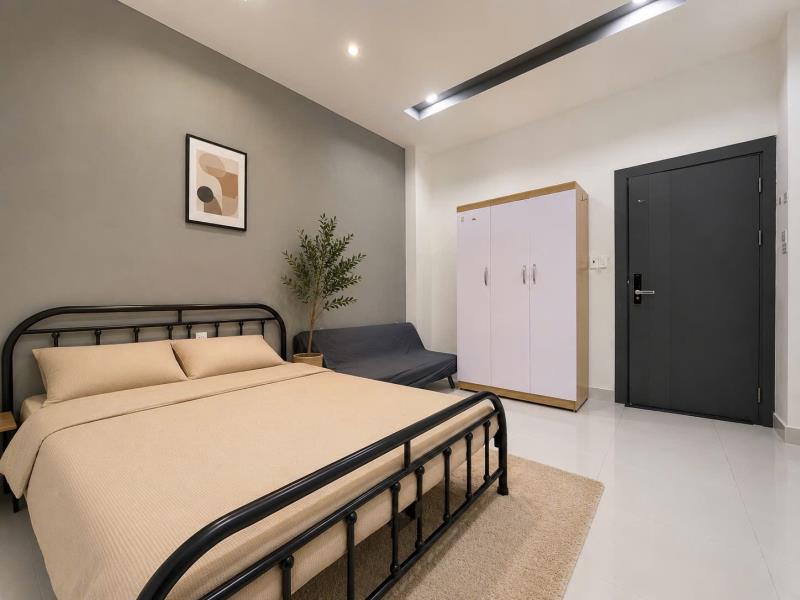Cho thuê căn hộ hiện đại full nội thất đường nhiêu tứ quận phú nhuận, thuận tiện đi q1 - gần hutech, ngoại thương, văn lang - Ảnh 3