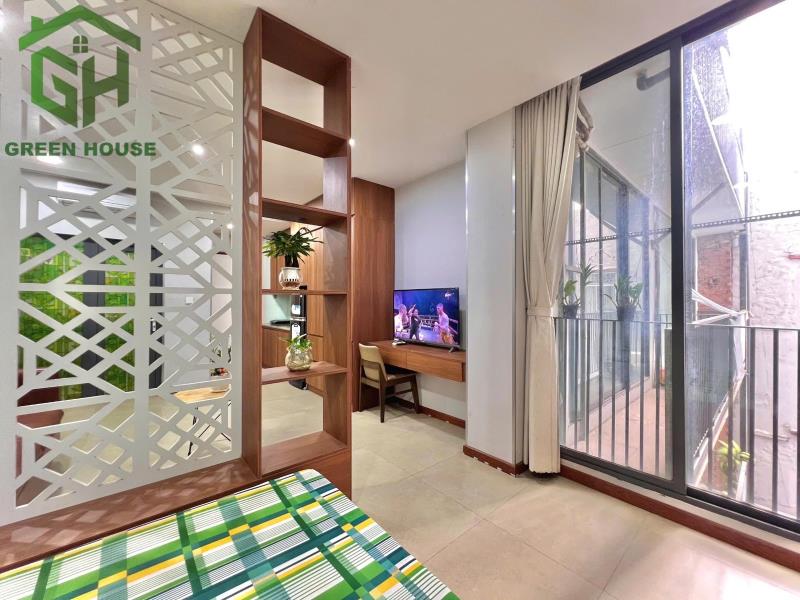 Cho thuê căn hộ 45m2 vách ngắn tách bếp ban công full nội thất mới 100% ngay xô viết nghệ tĩnh gần cầu thị nghè giáp quận 1,3 khu an ninh tốt  - Ảnh 3