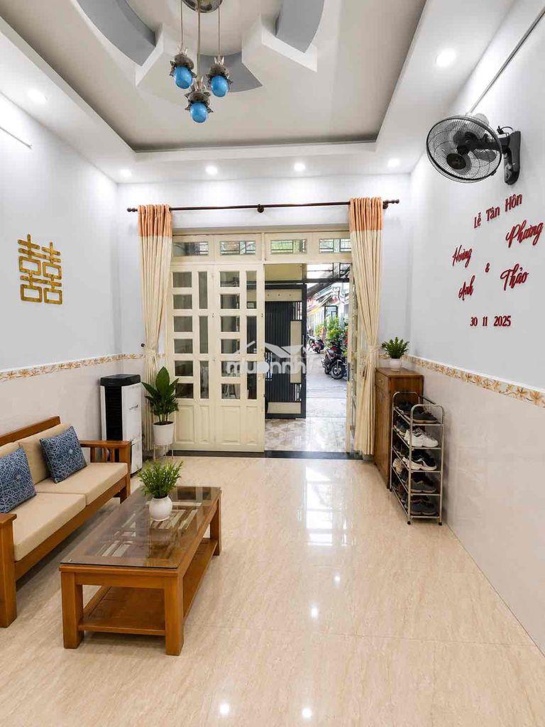 Nhà 49,5m2, gần mầm non nguyệt quế - lê văn qu ko lộ giới - 2
