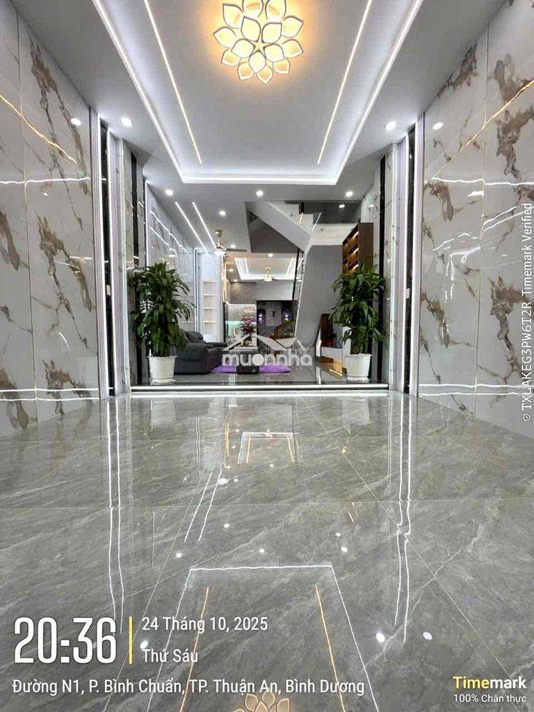 Nhà 2 lầu 1 trệt bình chuẩn,thuận an,đầy đủ nội thất,đường 7m đậu ô to - Ảnh 2