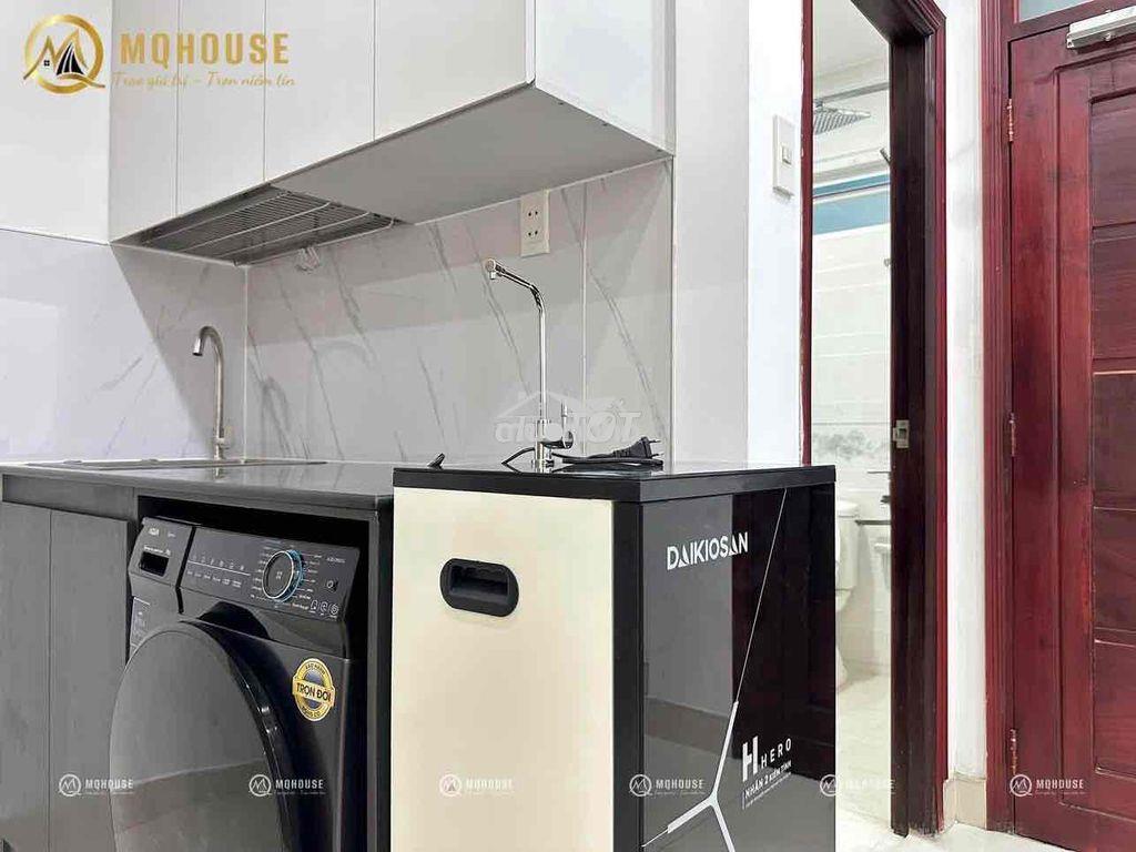 Căn hộ cho thuê quận 10 ban công 35m2 tách bếp trang bị full nội thất - Ảnh 3