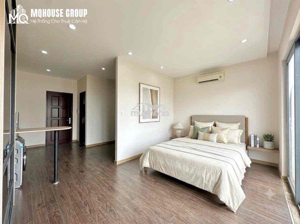 Cho thuê chdv ban công 35m2 nội thất tiện nghi ngay toà nhà viettel - Ảnh 3