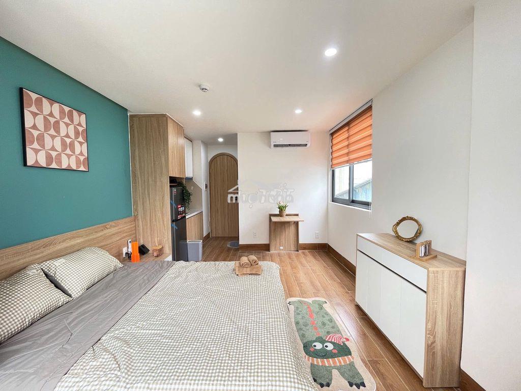 [Quận 2]🌷studio tone xanh gỗ ban công rộng – mai chí thọ, sala,  q2 - Ảnh 3
