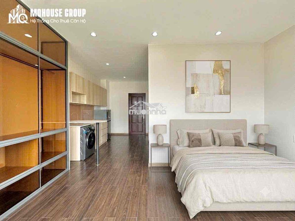 Cho thuê chdv ban công 35m2 nội thất tiện nghi ngay toà nhà viettel - Ảnh 4