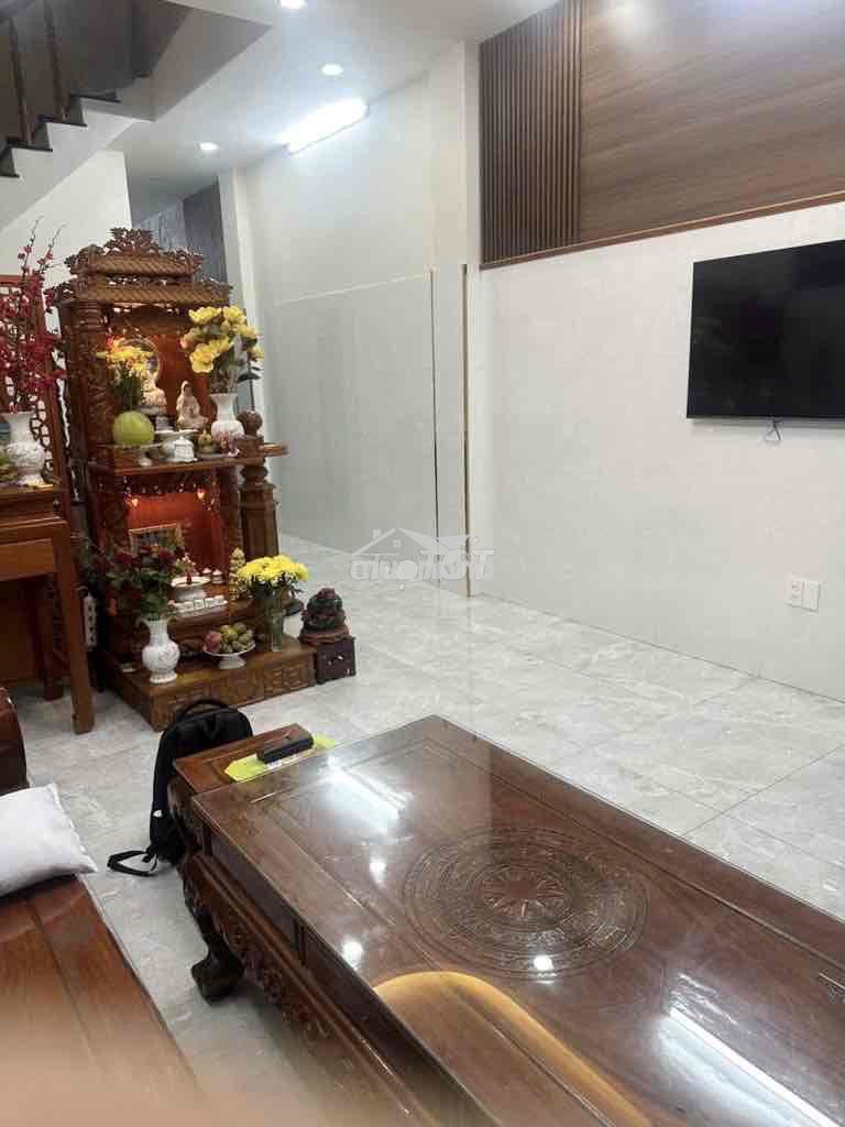 Nhà 4x19 1 trệt 1 lầu 2pn full nội thất, đường lê văn quới - Ảnh 4