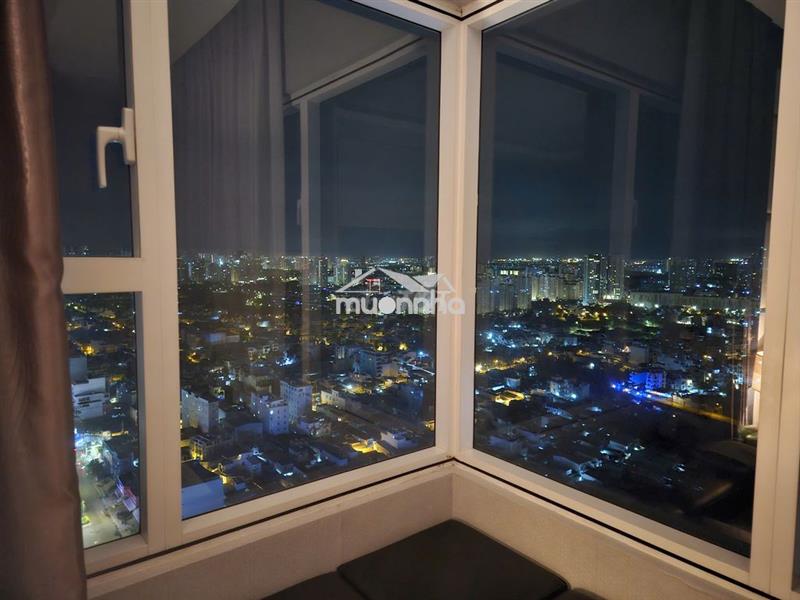 Bán căn hộ chung cư satra eximland, 2 phòng ngủ, lầu cao view đẹp.