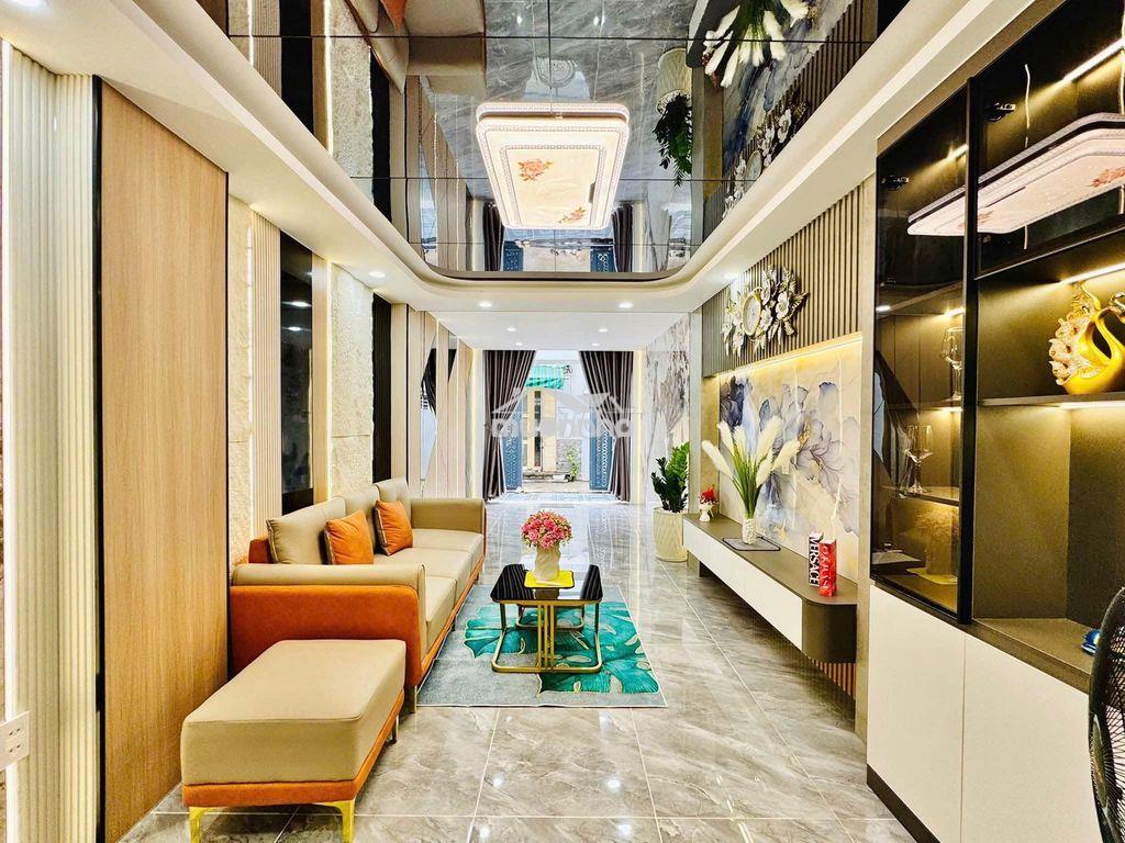 Nhà mới gia phú, 52m2, 4 tầng, 4 pn, 4wc,hẻm xe hơi 5m,kế chợ bình tây - Ảnh 3