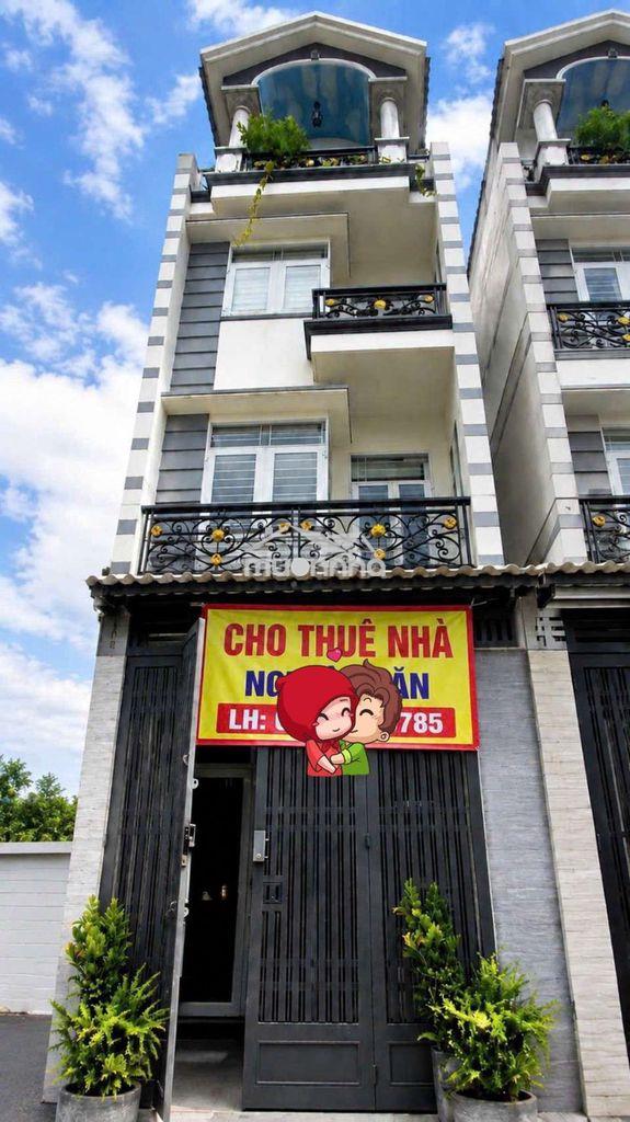 ✅Nhà mới đẹp 1trệt 3 lầu sân thượng 4pn 5wc hẻm xe hơi hương lộ 2