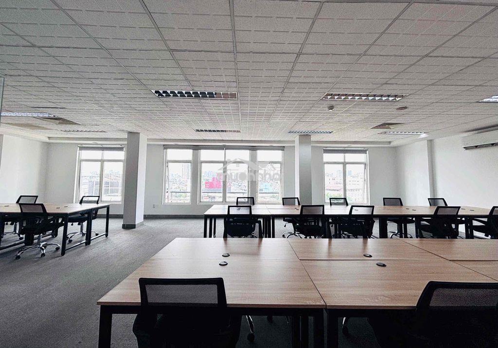 Cho thuê vp hoàng việt, 115m2, có  bàn ghế, ngăn phòng sẵn - Ảnh 2