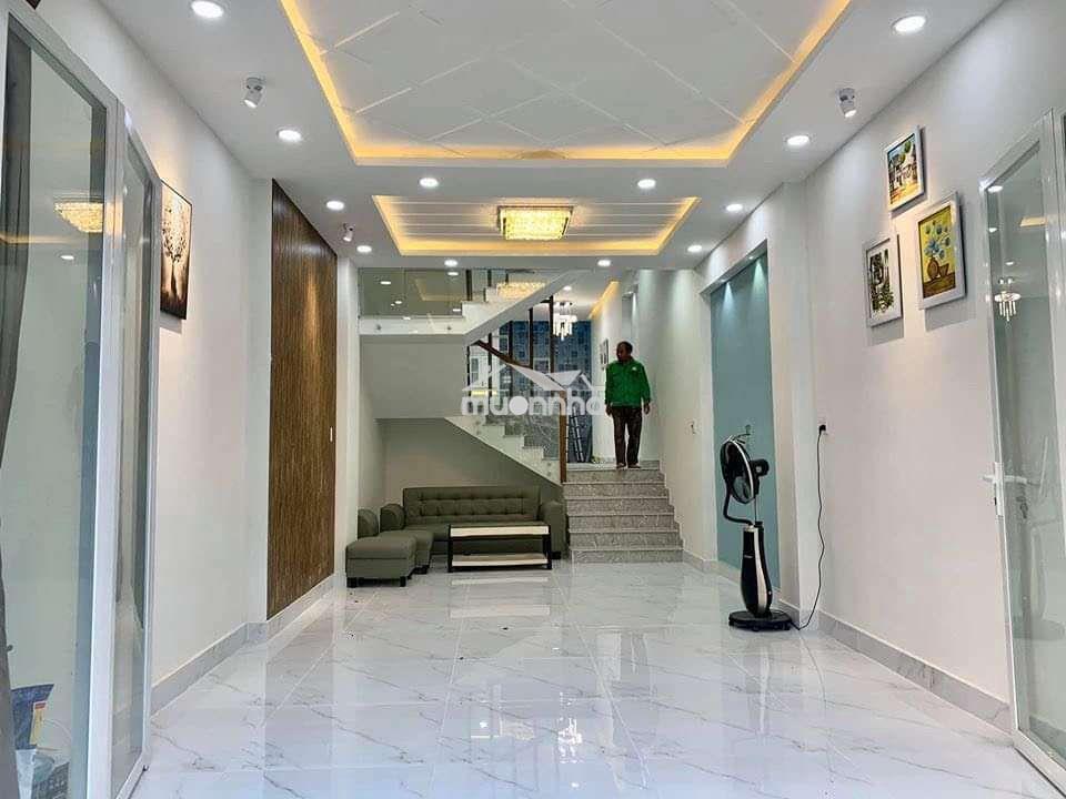 Nhà đối diện công viên 4x17 3 lầu mới tinh khu bình phú - Ảnh 4
