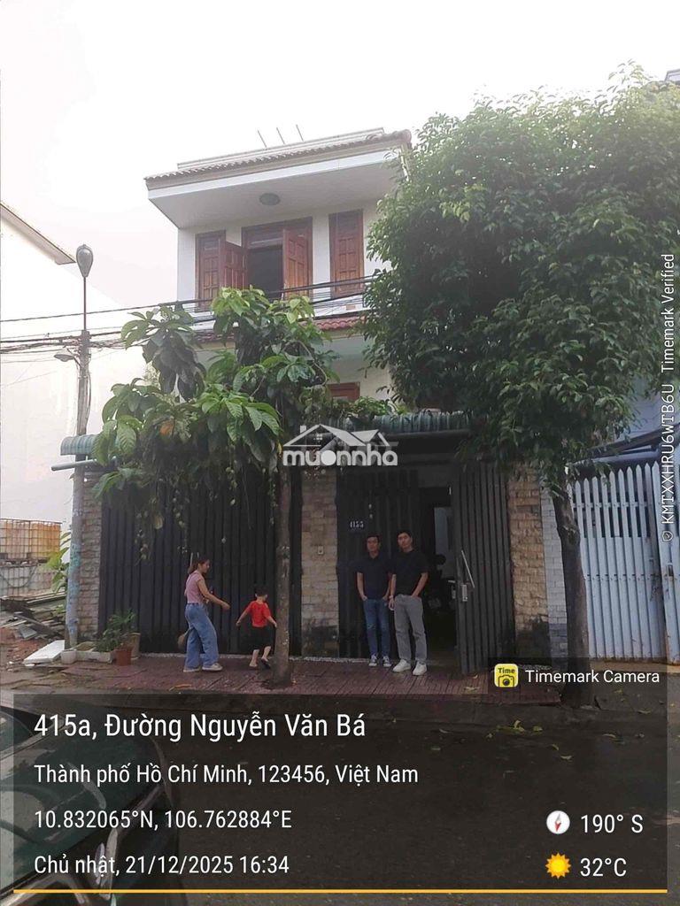 Bán nhà biệt thự mặt tiền nguyễn văn bá cách trạm metro 50m