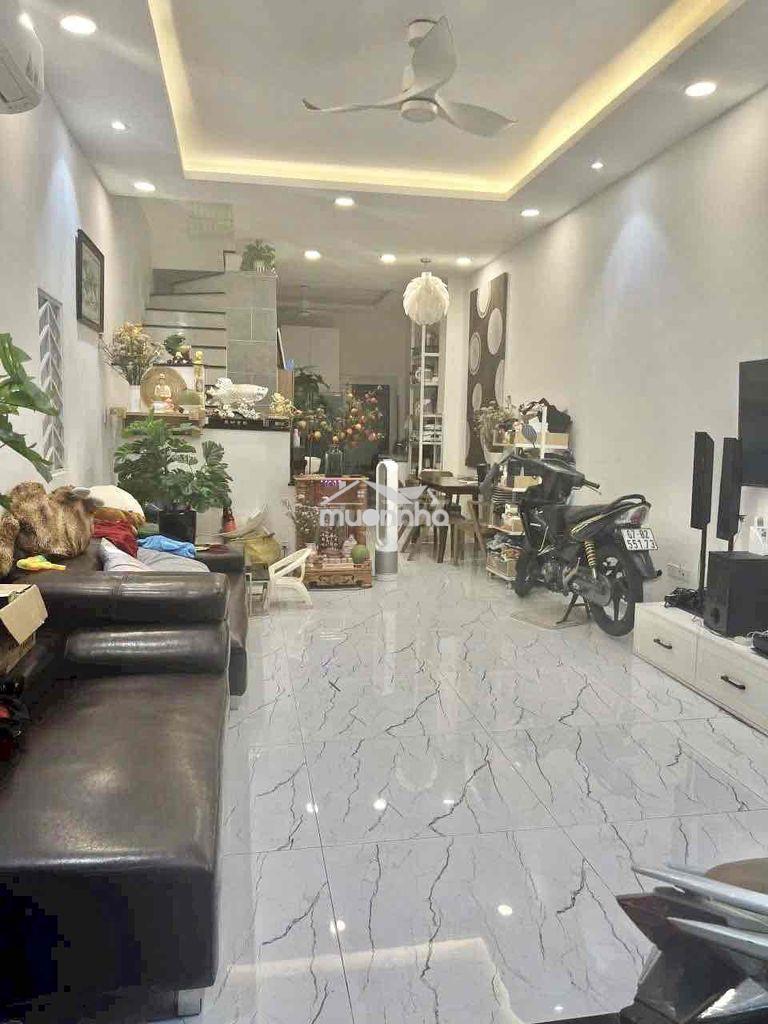 Nhà 1 trệt 1 lầu 2pn 4x14m hẻm huỳnh tấn phát gần kcn tân thuận