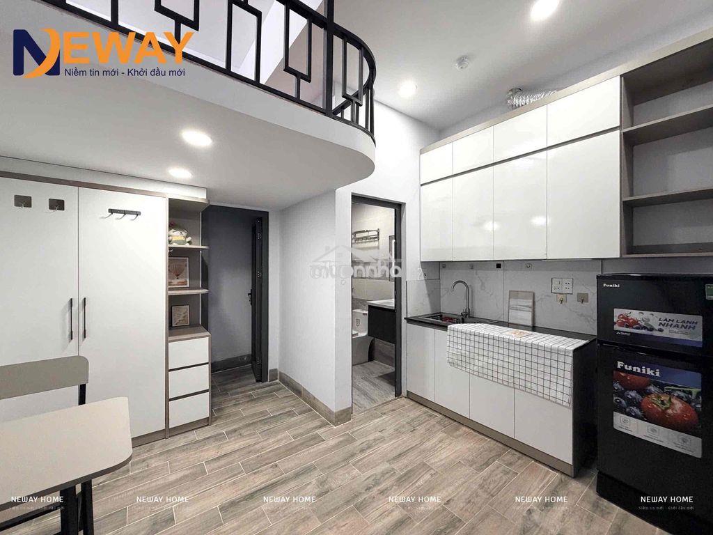 Chung cư mini toà đẹp sang có thang máy sẵn máy lạnh tủ đồ kệ bếp - Ảnh 4