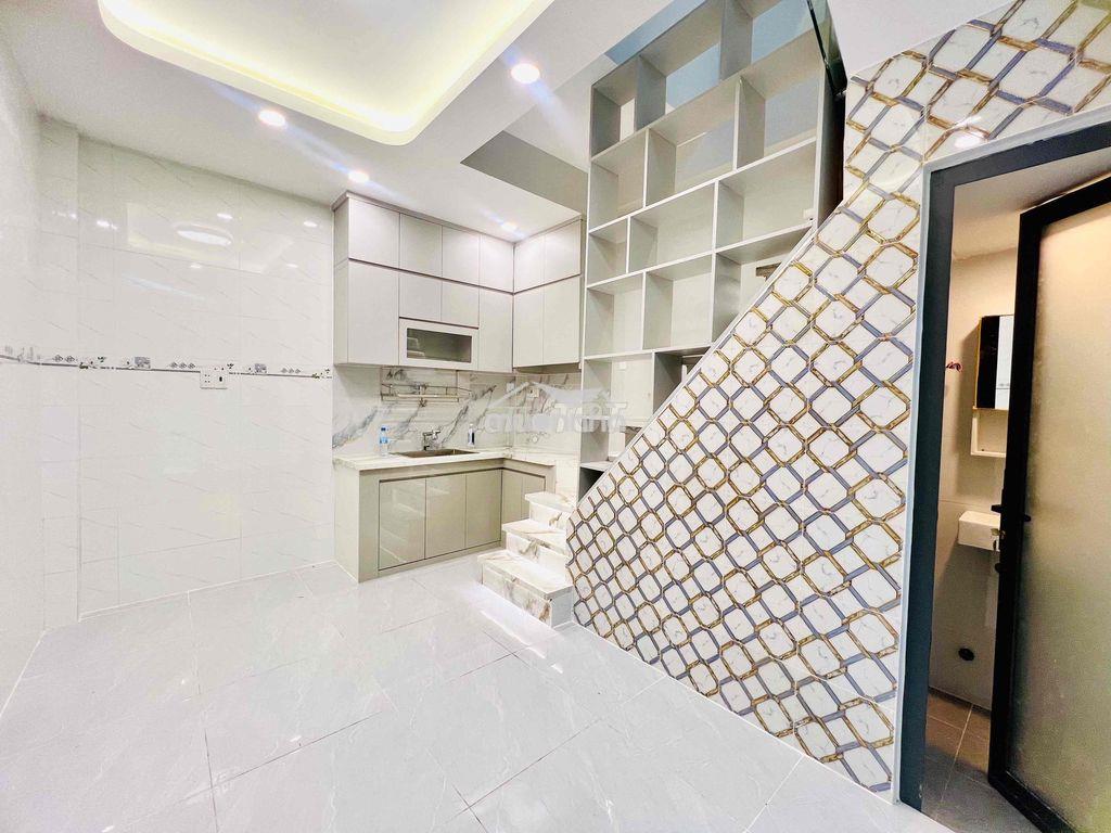 Nhà mới tinh 3 tầng 2pn quận 6 - sổ riêng a4 -  hoàn công - Ảnh 2