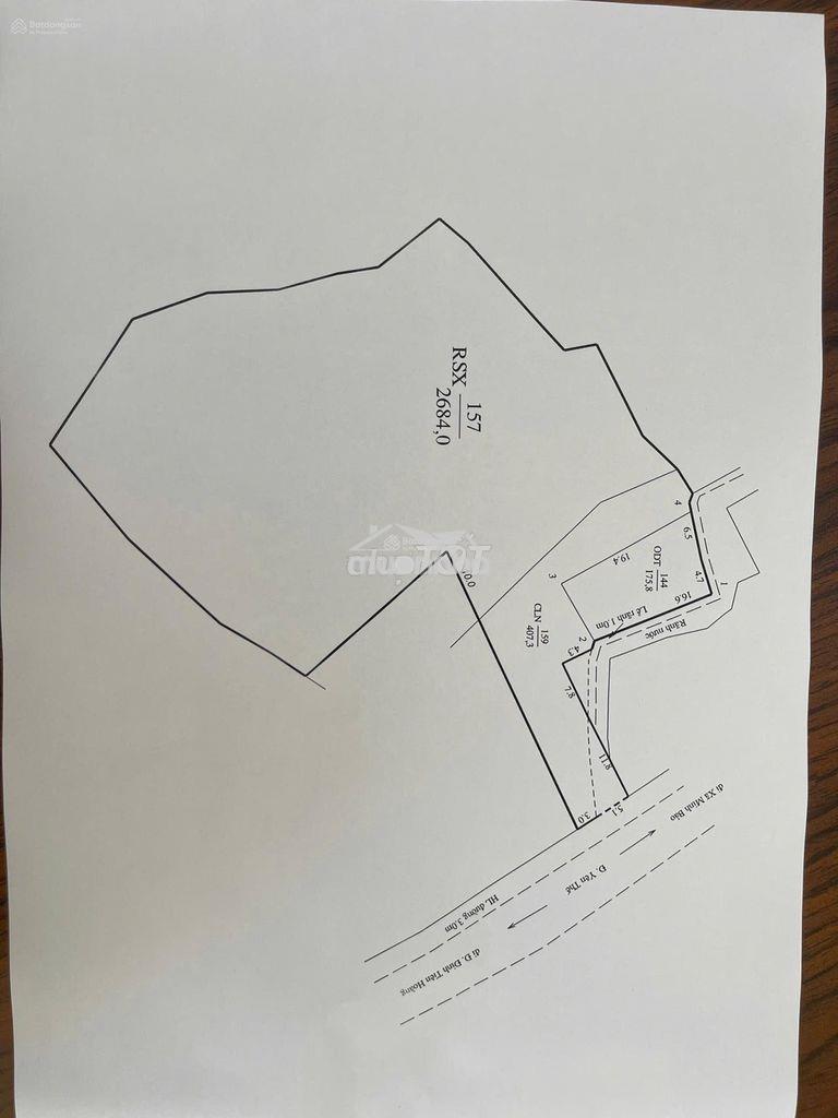 Chính chủ bán 3.266m2 đất sẵn sổ trung tâm ngay đường đinh tiên hoàng - 2