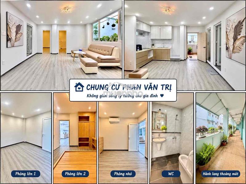 🔥 Chung cư có thang máy – phan văn trị, bình thạnh –60m² nội thất vip