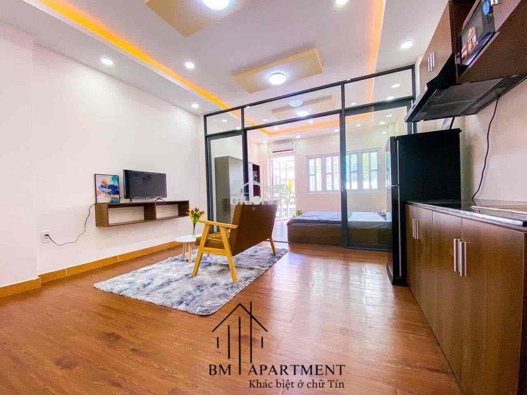 Cho thuê chdv 40m2 1pn ban công siêu thoáng đường cmt8 - Ảnh 3