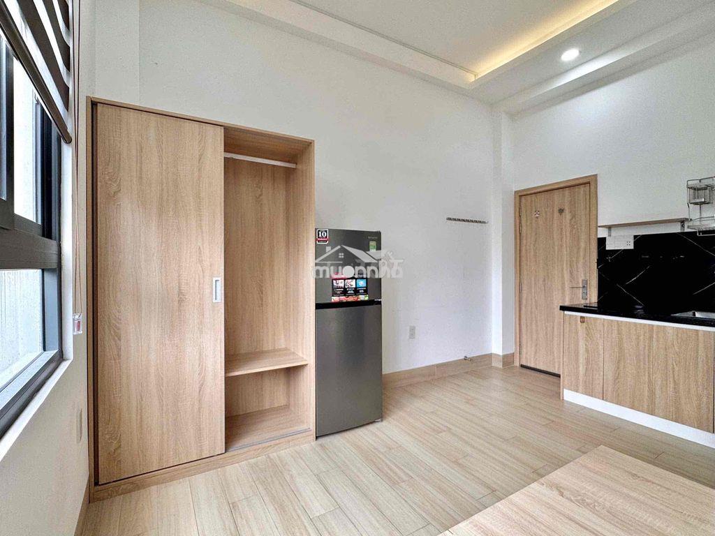 Studio cửa sổ trời không gác giá rẻ ngay aeon tân phú - full nội thất - Ảnh 3