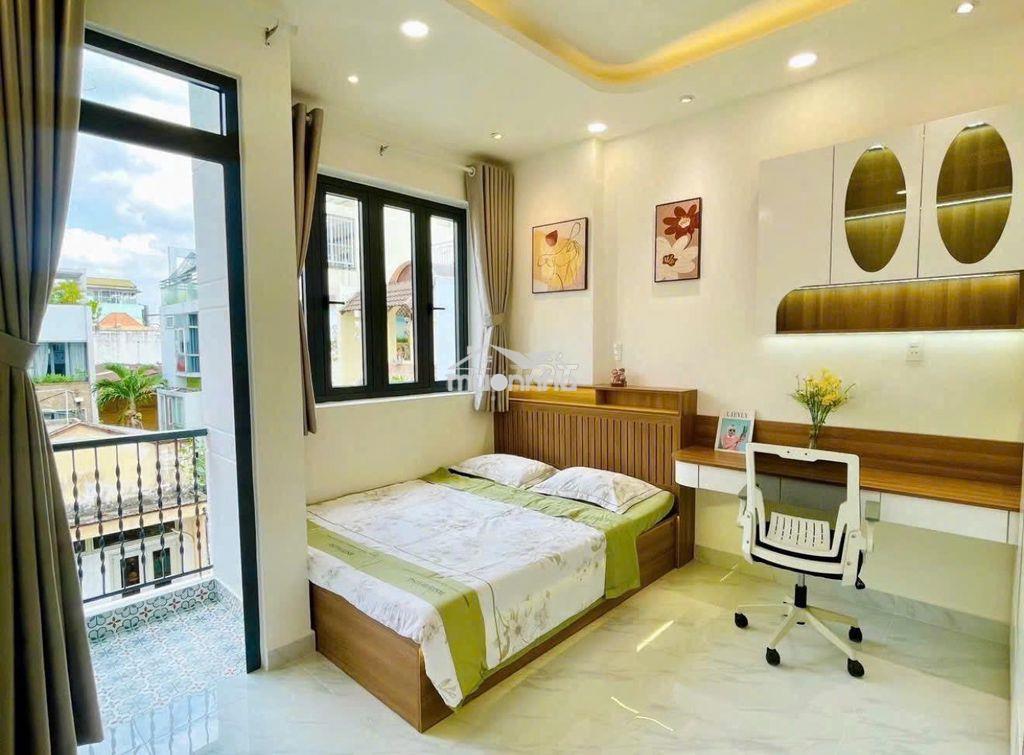 Cho thuê nhà đẹp lê quang định, bình thạnh–3 lầu, có pin mặt trời - Ảnh 4