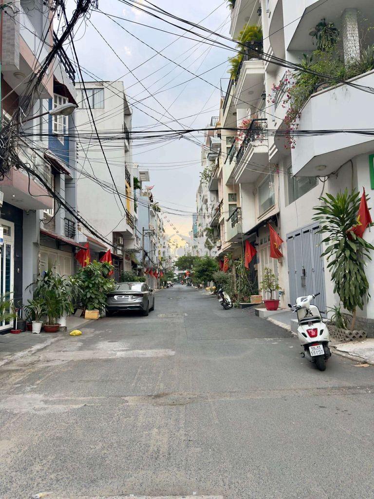 Bán nhà hxt tránh,  4t, phan văn trị. p11. bt. dt 6m×14m. giá 11,8 tỷ