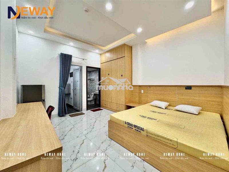Cho thuê căn hộ chỉ tính điện nước - full nt - giếng trời- tách bếp