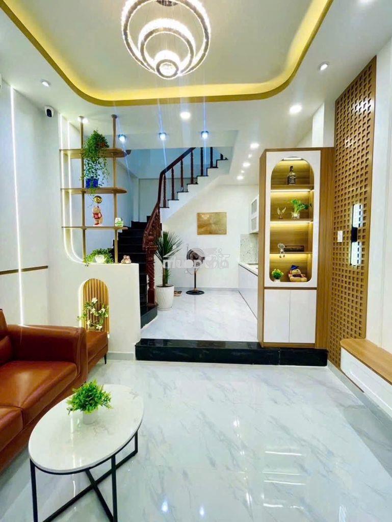 Cho thuê nhà đẹp lê quang định, bình thạnh–3 lầu, có pin mặt trời - Ảnh 2