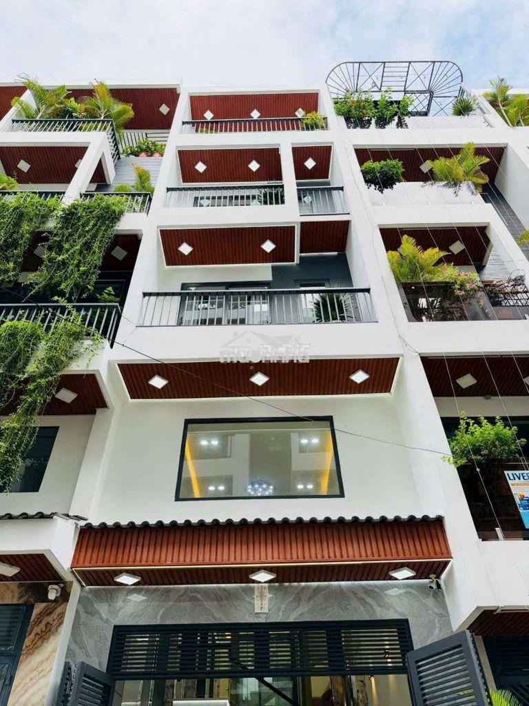 Nhà phố 4 tầng có thang máy hẻm 7m tân thới nhất 01. gần trường chinh