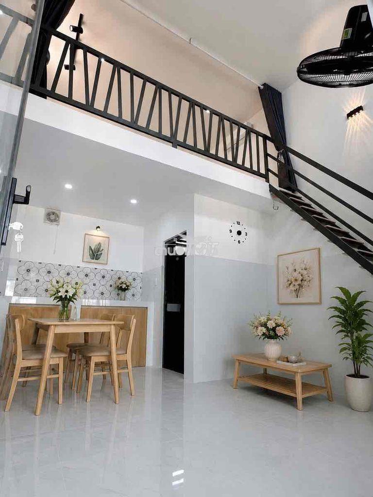 Cho thuê 1 trệt 1 lầu 45m2 ban công nhà mới - tiện nghi - bình trị đôg - Ảnh 3