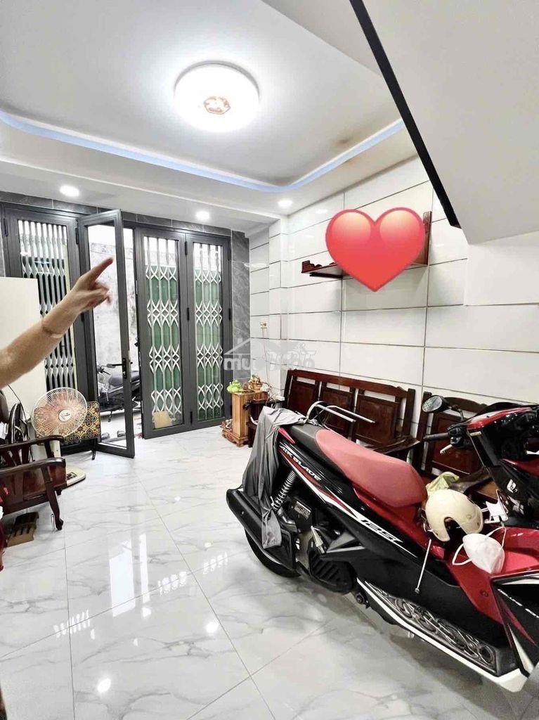 Nhà 1 sẹt tô hiệu tân phú 28m 3tầng 3pn xe hơi đậu trước nhà - Ảnh 2
