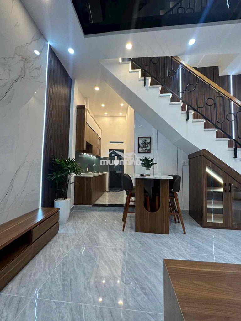 Nhà mới đẹp đúc 3 tấm đường bà hom quận 6 - 2