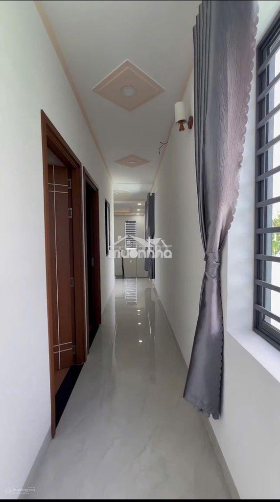 Cho thuê nhà mới 1 trệt 1 lầu,3pn, 100m2 tại phú mỹ, thủ dầu một, 9 tr