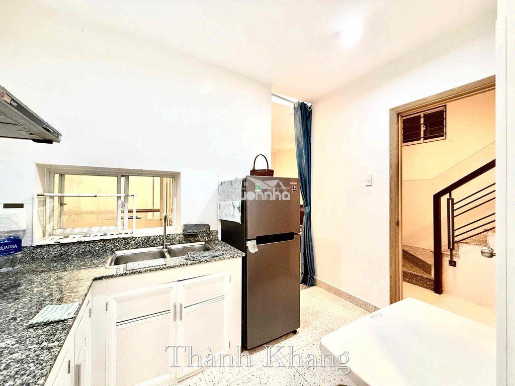 Cho thuê căn hộ 1pn tách bếp máy giặt riêng gần toà nhà viettell - Ảnh 3